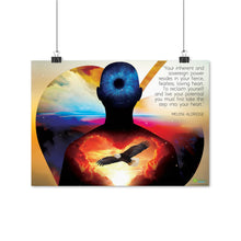 Load image into Gallery viewer, Poster - August Acceleration inspirational