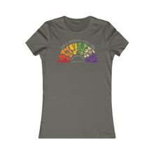 Load image into Gallery viewer, Clothing - Eat a Rainbow - Women's Jersey Short Sleeve Tee (multiple colours) - shipped from UK