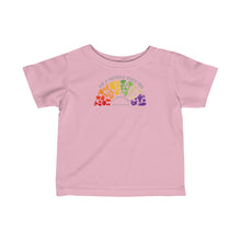 Load image into Gallery viewer, Kids clothes - Eat a Rainbow - Infant Fine Jersey Tee - shipped from UK