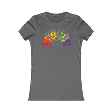 Load image into Gallery viewer, Clothing - Eat a Rainbow - Women's Jersey Short Sleeve Tee (multiple colours) - shipped from UK
