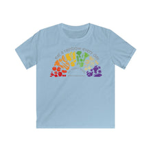 Load image into Gallery viewer, Kids clothes - Eat a Rainbow - Softstyle Tee (multiple colours) - shipped from UK
