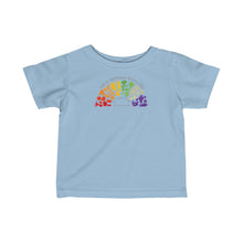 Load image into Gallery viewer, Kids clothes - Eat a Rainbow - Infant Fine Jersey Tee - shipped from UK