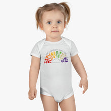 Load image into Gallery viewer, Kids clothes - Eat a Rainbow - Onesie® Organic Baby Bodysuit - shipped from USA