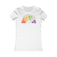 Load image into Gallery viewer, Clothing - Eat a Rainbow - Women's Jersey Short Sleeve Tee (multiple colours) - shipped from UK
