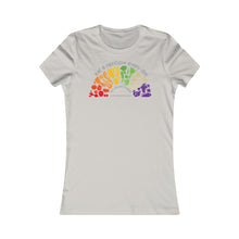 Load image into Gallery viewer, Clothing - Eat a Rainbow - Women's Jersey Short Sleeve Tee (multiple colours) - shipped from UK
