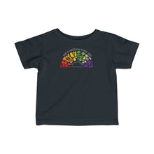 Load image into Gallery viewer, Kids clothes - Eat a Rainbow - Infant Fine Jersey Tee - shipped from UK