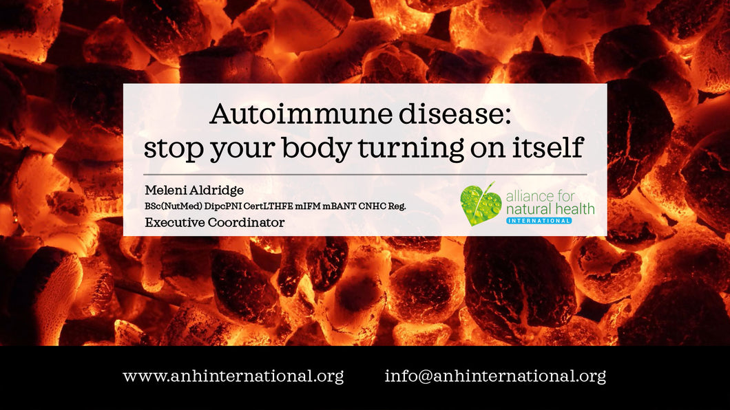 Presentation - Autoimmune disease: stop your body turning on itself