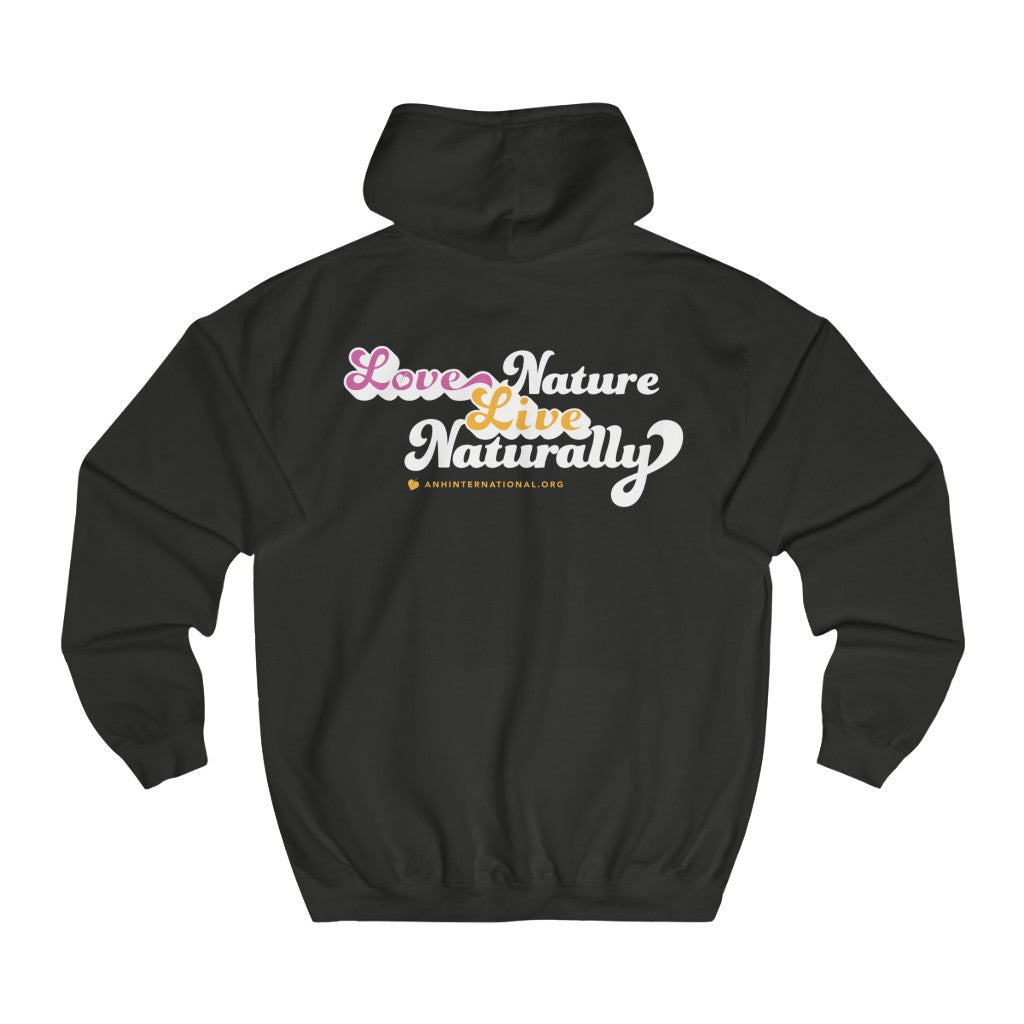 Clothing - Love Nature - Unisex College Hoodie (multiple colours) - shipped from UK