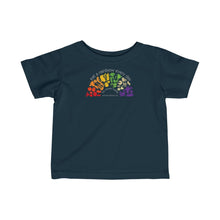 Load image into Gallery viewer, Kids clothes - Eat a Rainbow - Infant Fine Jersey Tee - shipped from UK
